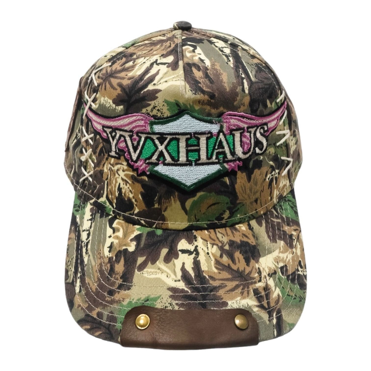 Yvxhaus Wings Trucker Tree Camo front