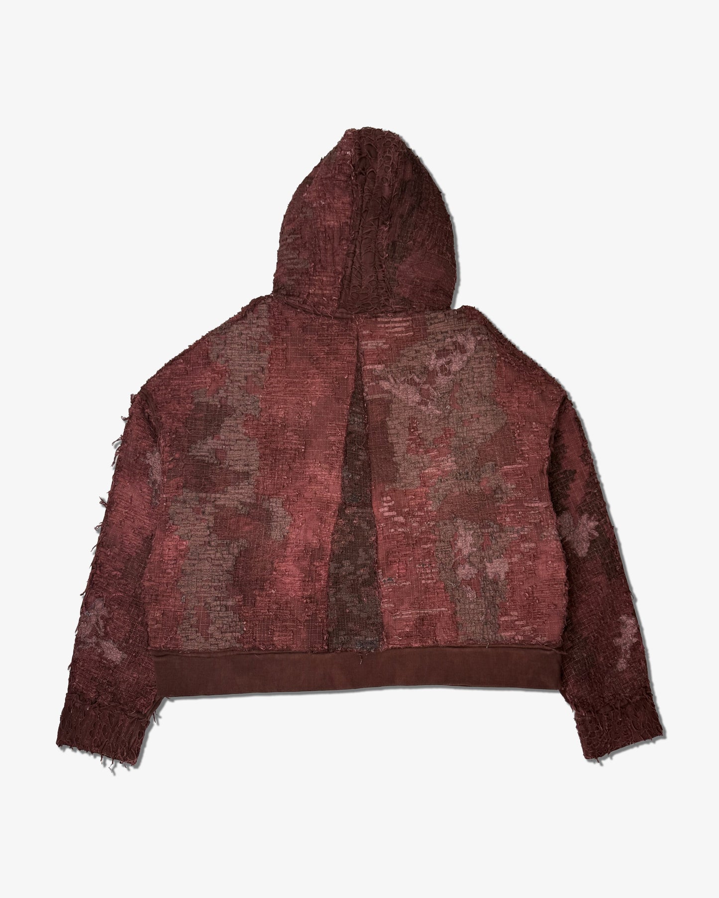 Hint of Human Touch Boro Hoodie (Burgundy Size TBD)