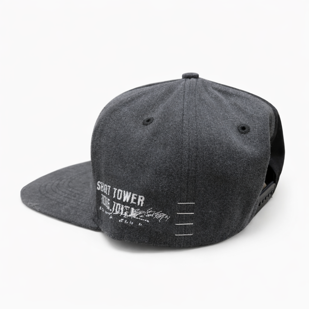 Paris Monogram Hat Black