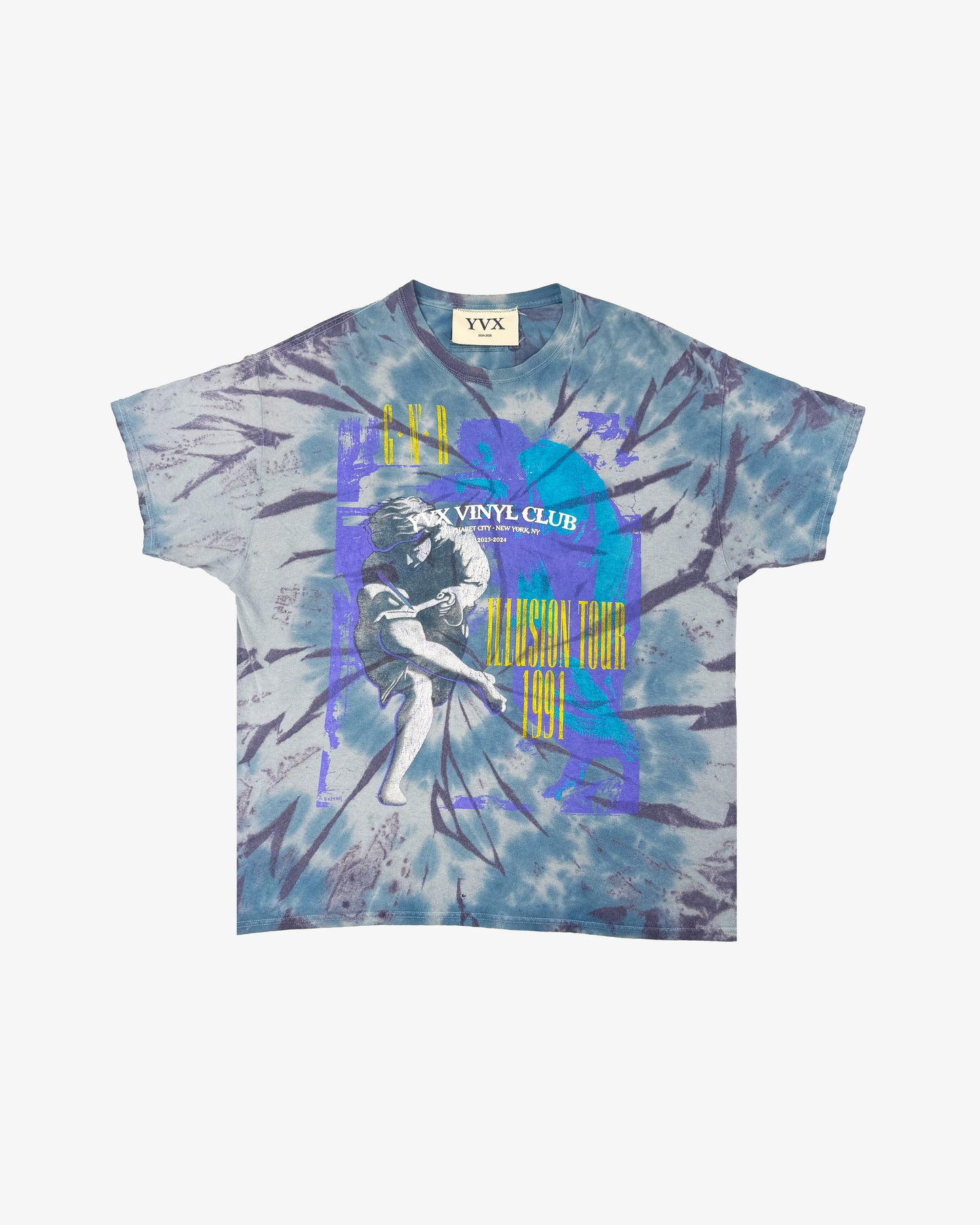 Vintage Tee Collection Guns & Roses Tye Dye (Size 2X)