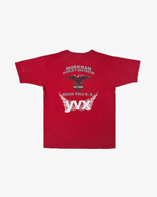 Vintage Tee Collection Harley Red (Size 2x)