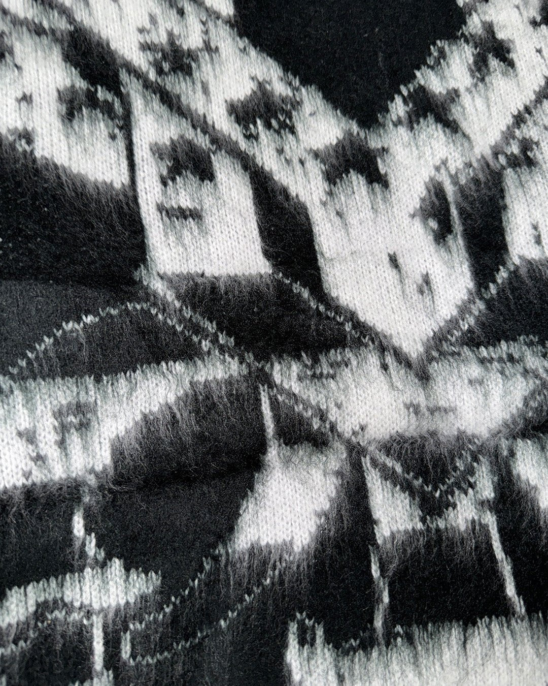 Black Flag Mohair Hoodie
