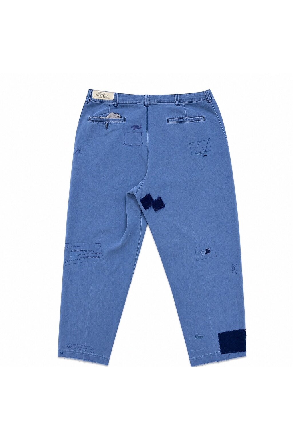 YVX Mended Blues Worker Pants back