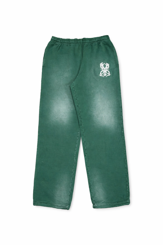 Monogram Sweatpants (Antique Green)