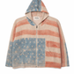 American Flag Crochet Hoodie (Balaclava Not Included)