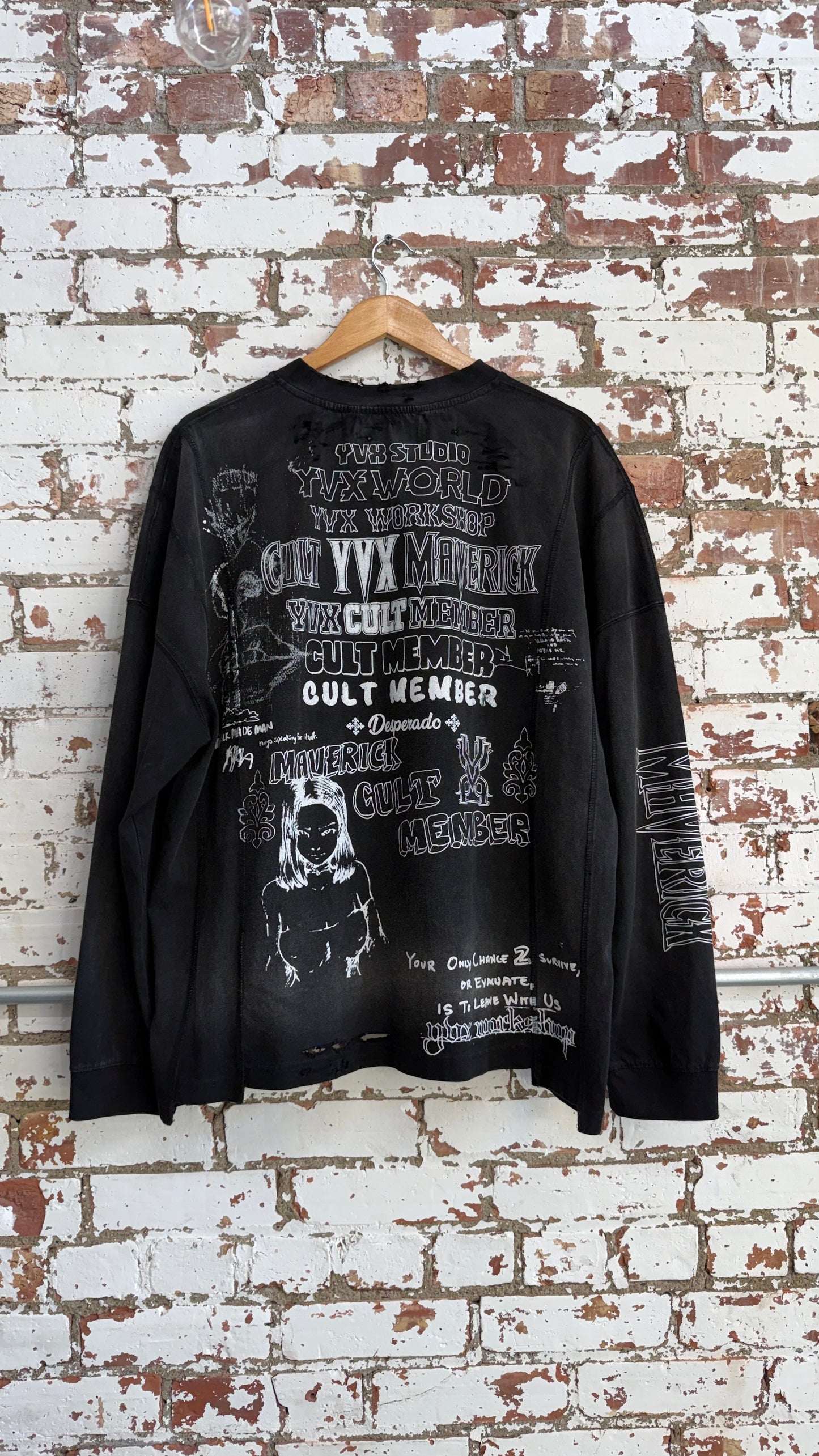 Long Sleeve Western Maverick Shirt (Multiple Sizes)