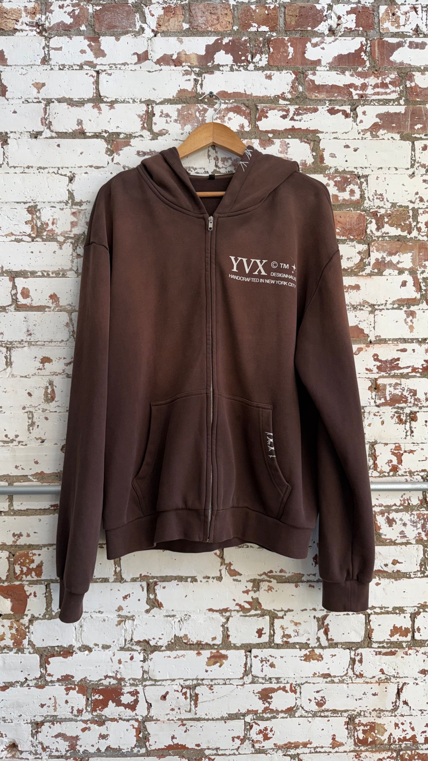 Workshop Designhaus Zip Up Hoodie Brown *Sample (Large)