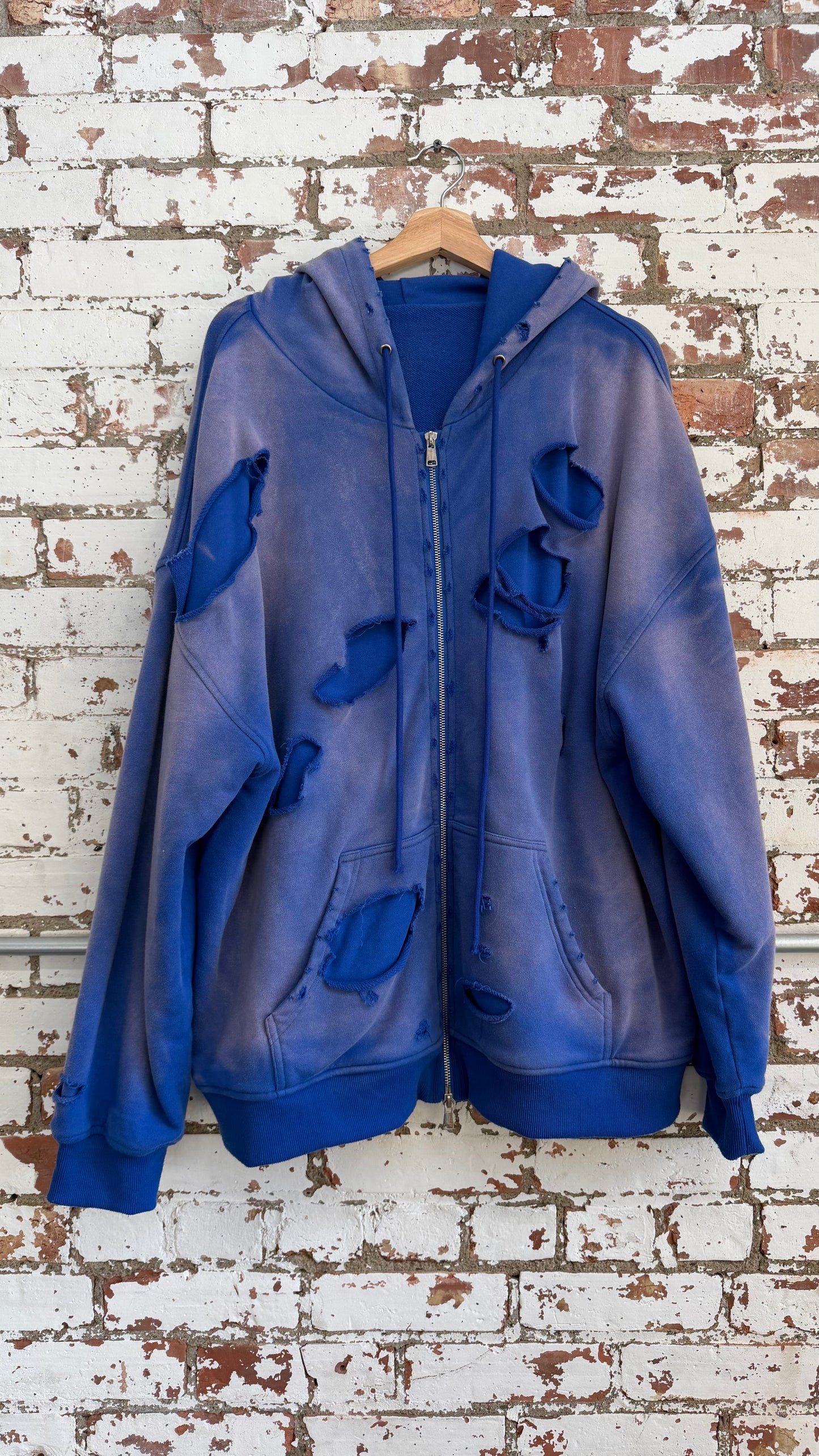 DBL Layer Thrashed Zip Up *Archive (Large)