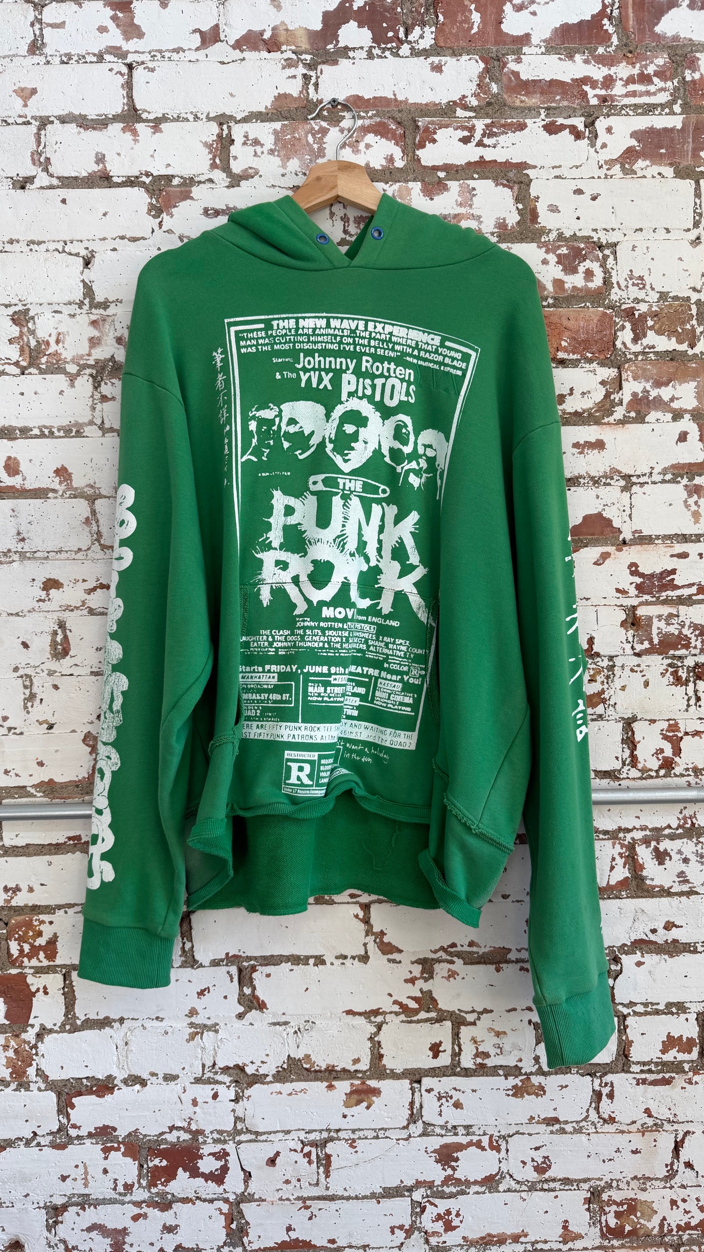 Vandalized Sex Pistols Spine Hoodie *Archive (Medium)