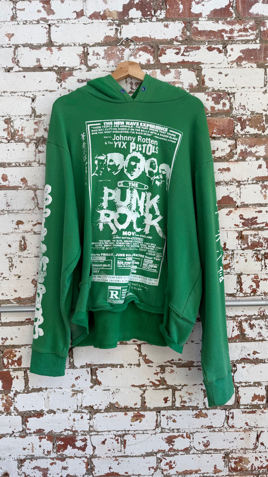 Vandalized Sex Pistols Spine Hoodie *Archive (Medium)