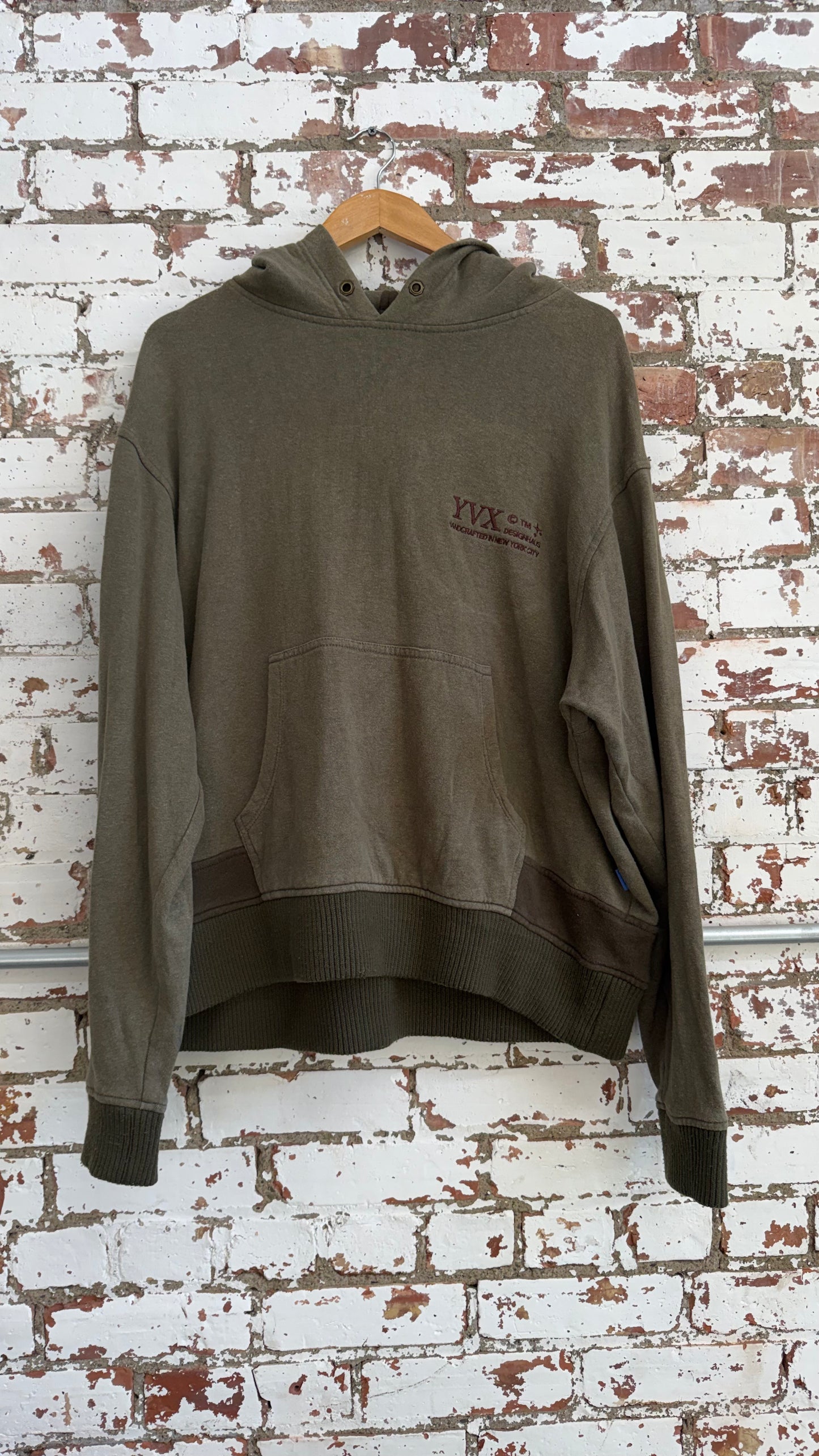 Designhaus Inverse Olive Spine Hoodie *Archive (Large)