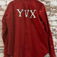 YVX Corduroy Blood Orange Shirt *Archive (Large)