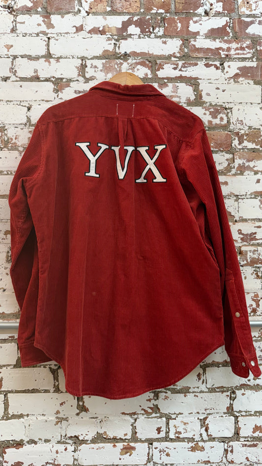 YVX Corduroy Blood Orange Shirt *Archive (Large)