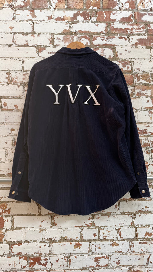 YVX Corduroy Navy Shirt *Archive (Large)