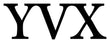YVX serif logo