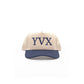 Two Tone Baseball Hat Forest Cream front