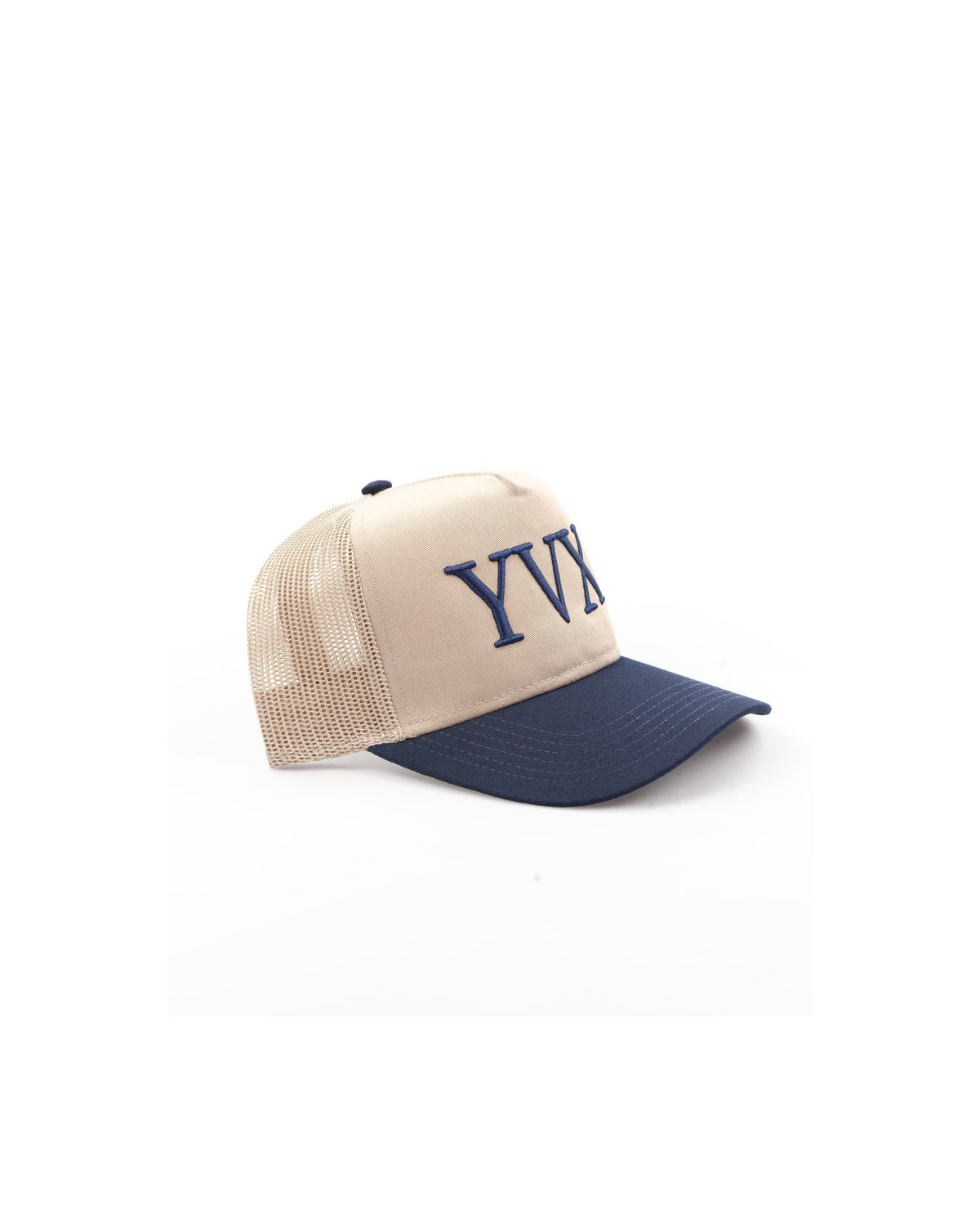 Two Tone Baseball Hat Forest Cream side