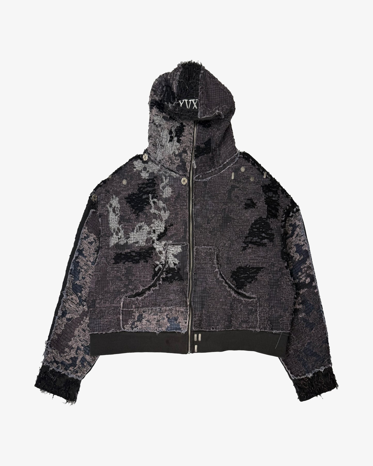 Hint of Human Touch Boro Hoodie (Black Size TBD)