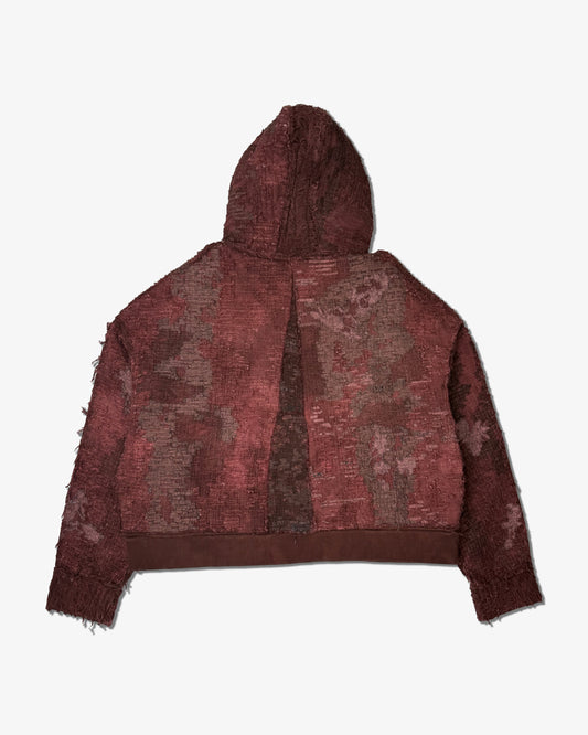 Hint of Human Touch Boro Hoodie (Burgundy Size TBD)