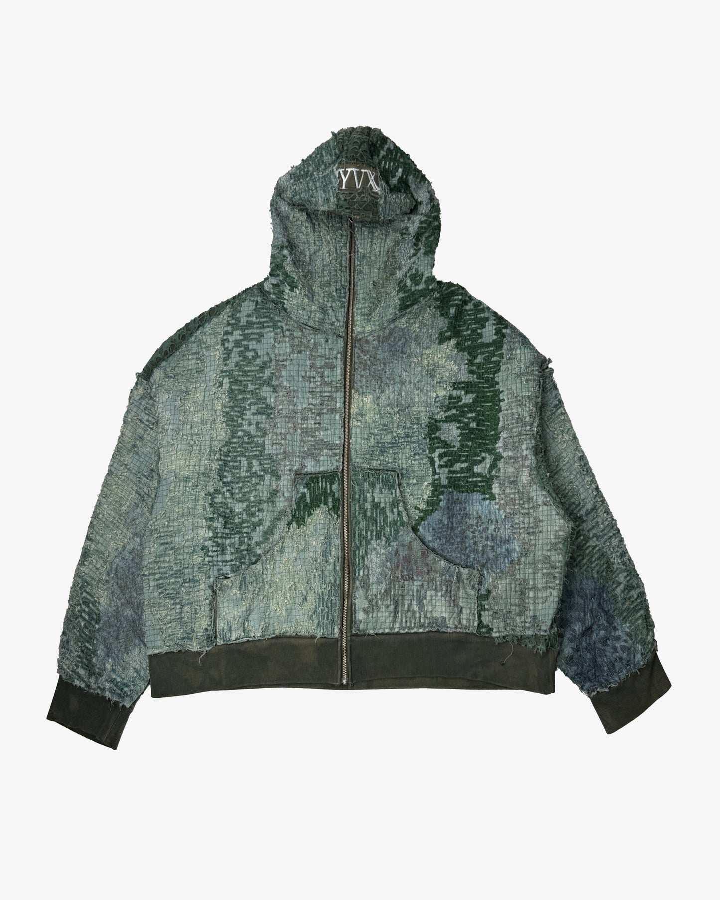 Hint of Human Touch Boro Hoodie (Green Size TBD)