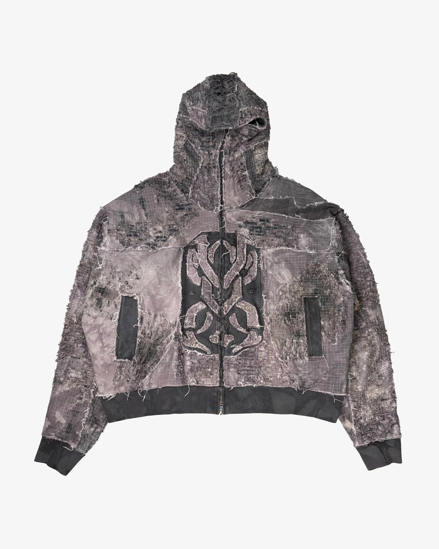 Hint of Human Touch Boro Hoodie (Grey Size TBD)