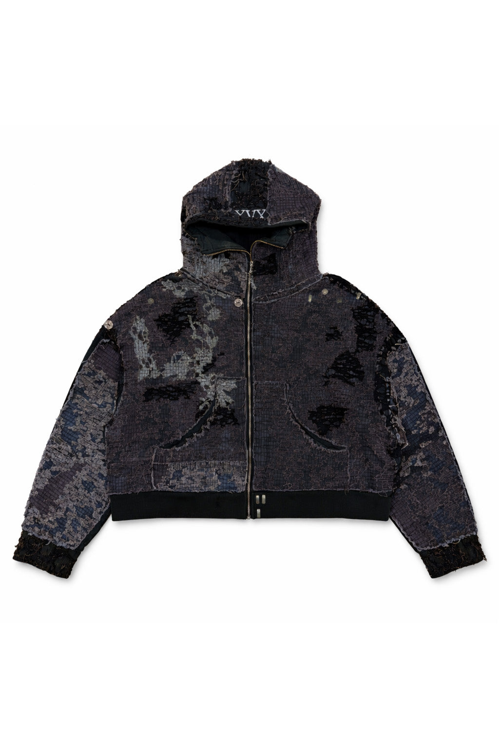Hint of Human Touch Boro Hoodie (Black Size TBD)