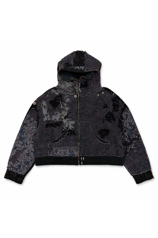 Hint of Human Touch Boro Hoodie (Black Size TBD)