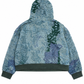 Hint of Human Touch Green hoodie back