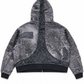 Hint of Human Touch Grey hoodie back
