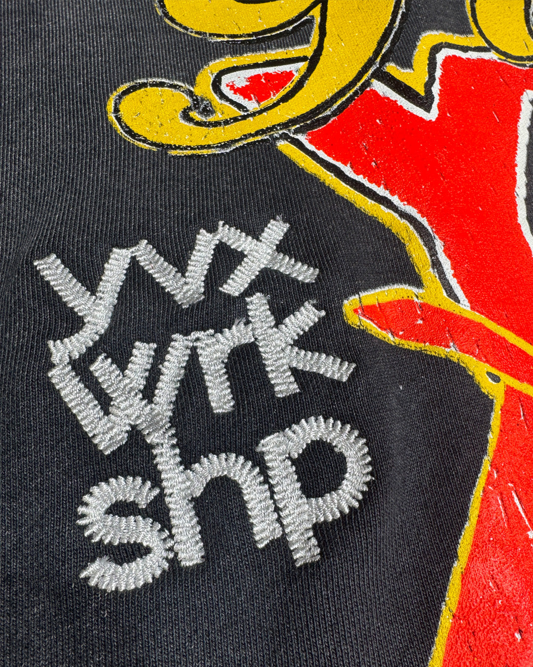 YVX Paris Hooded Sweatshirt Sunfade Black detail