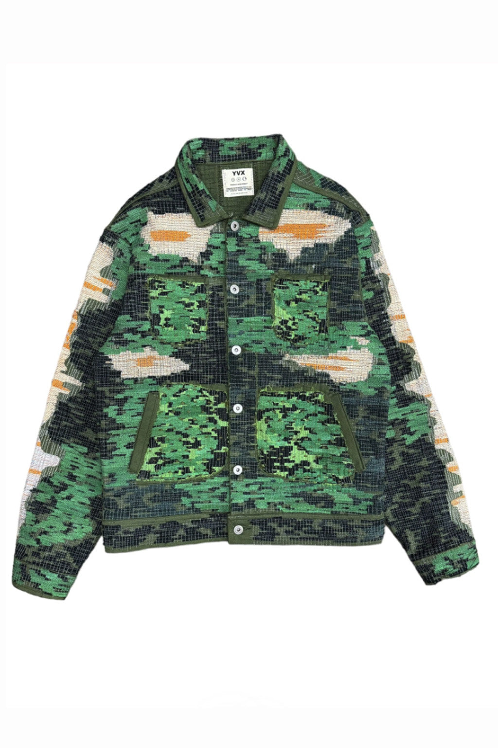 Boro Stitch Monogram Canvas Spine Jacket (Small)