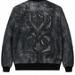 YVX Jetset Monogram Leather Jacket Black back view