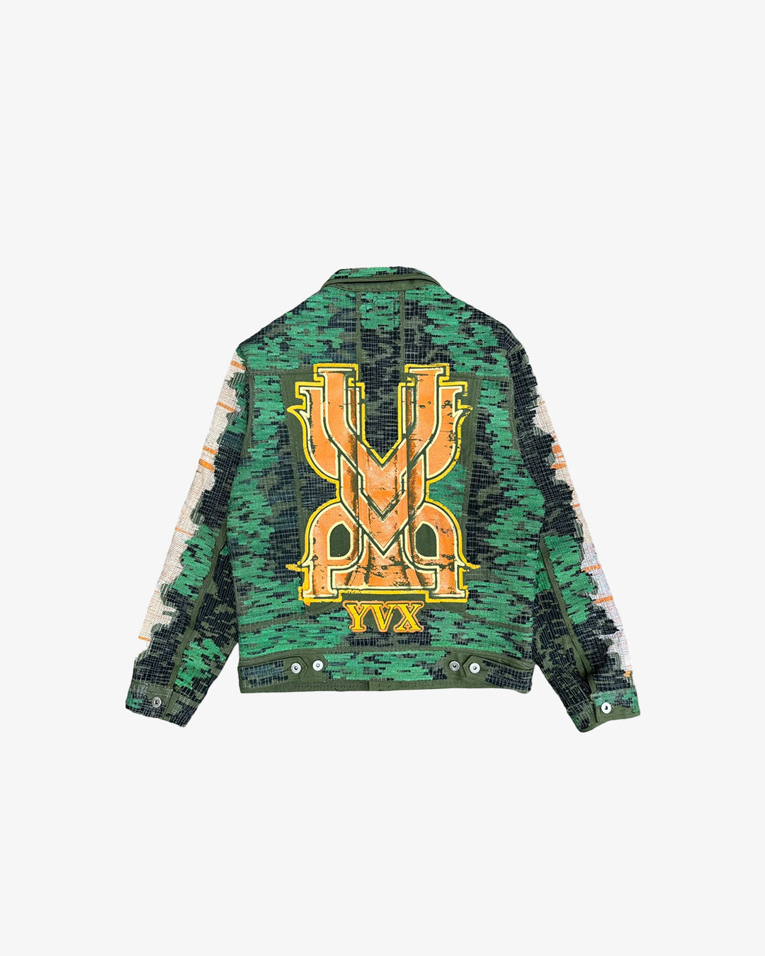 Boro Stitch Monogram Canvas Spine Jacket (Small)
