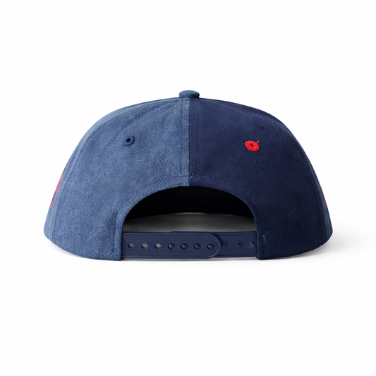 Paris Monogram Hat Blue