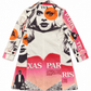 Paris Texas Trench Coat Pink back