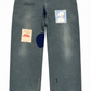 Mended Blues Worker Pants 004 blue front