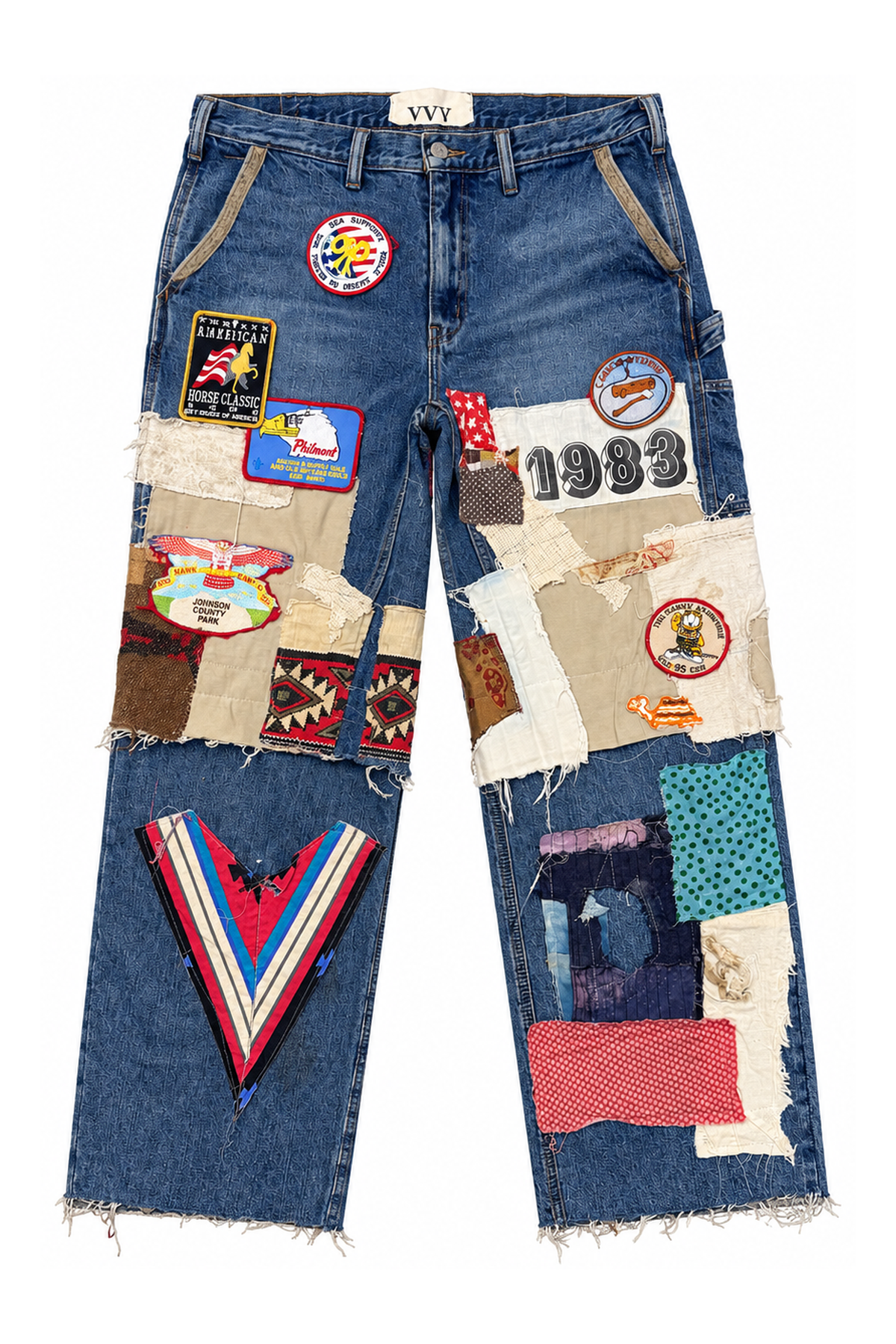 Totally Patched Jeans 013 Front