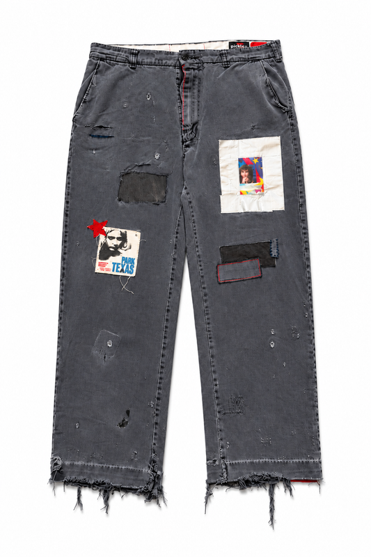 Mended Blues 002 Worker Pants front