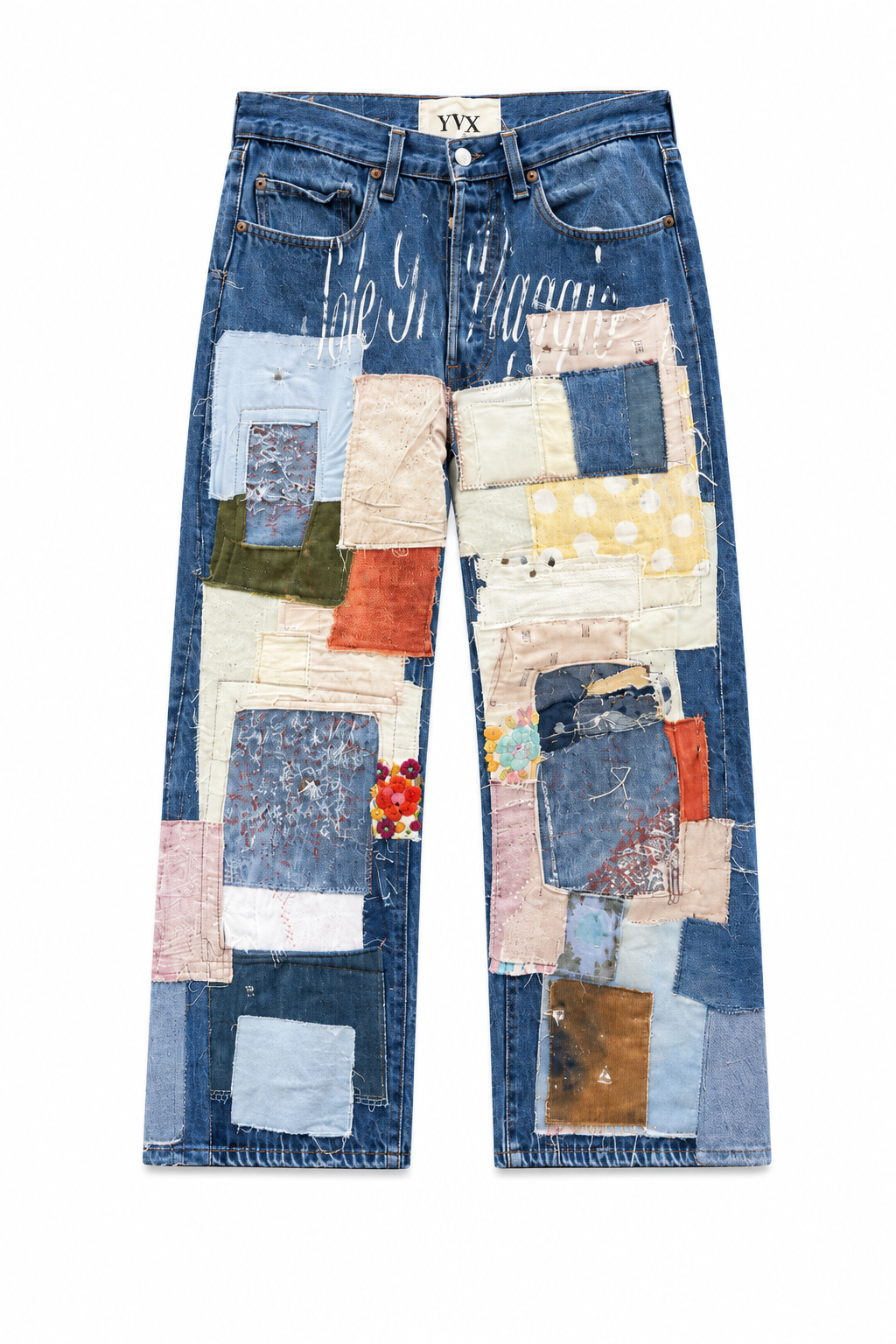 Totally Patched Jeans 012 - Front