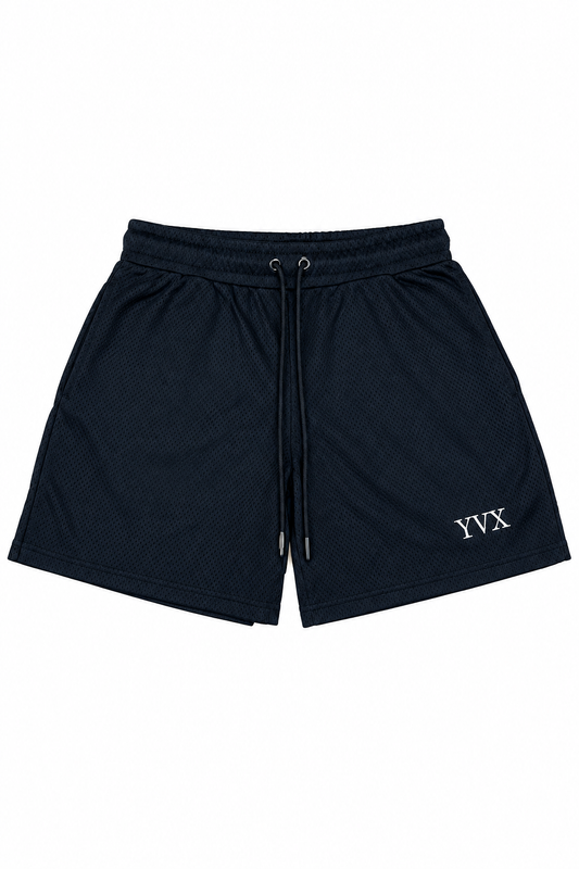Mesh Shorts Black front