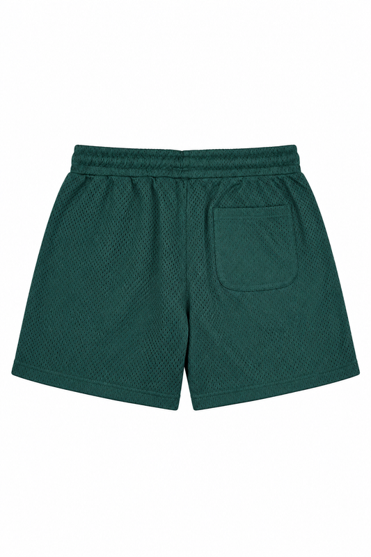 Mesh Shorts Green back