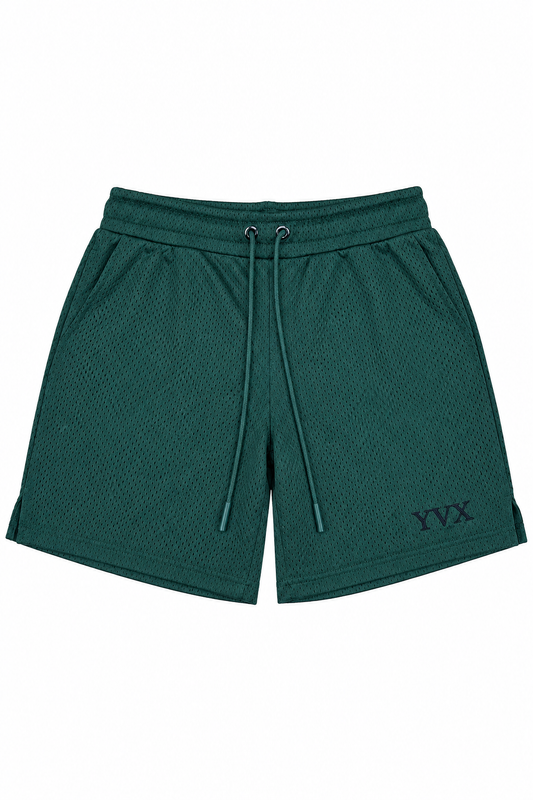 Mesh Shorts Green front