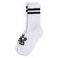 YVX Gym Sock (B&W)