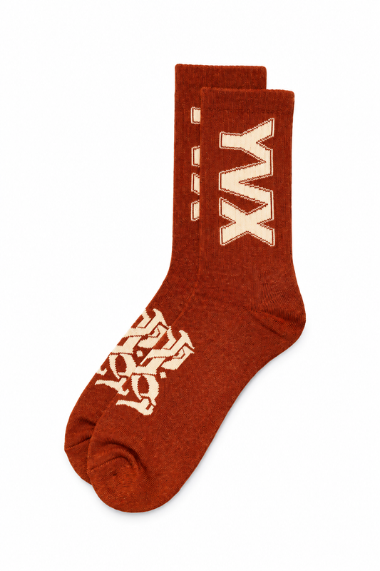 Monogram Socks Orange front