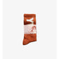 Monogram Socks Orange front 9:16