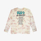 Vintage Tee Collection Kiss Long Sleeve White Tye Dye (Size XL)