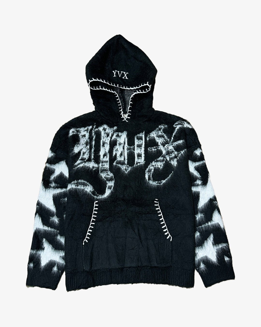 Chemical Wash Docking Sweatshirt / BLACK – XGALX OFFICIAL SHOP