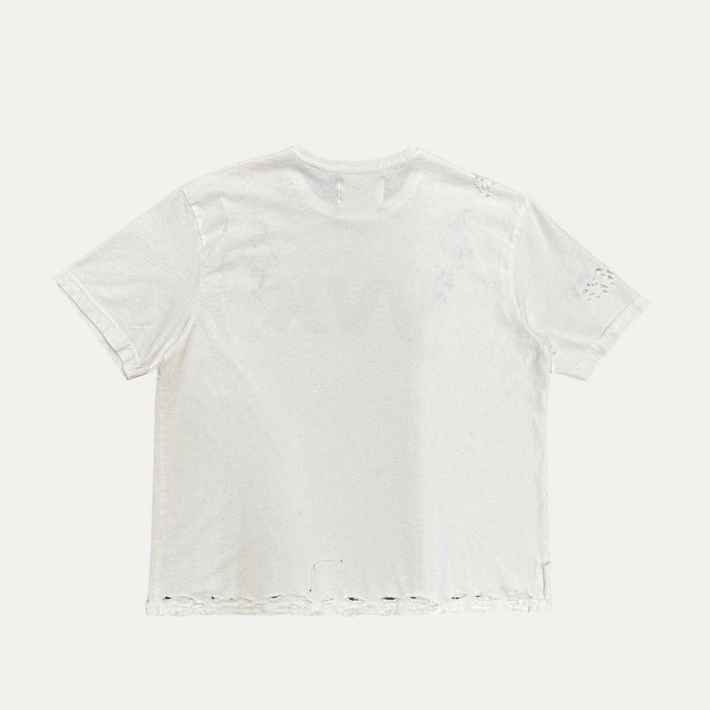 Destroyed White "Alphabet" Tee