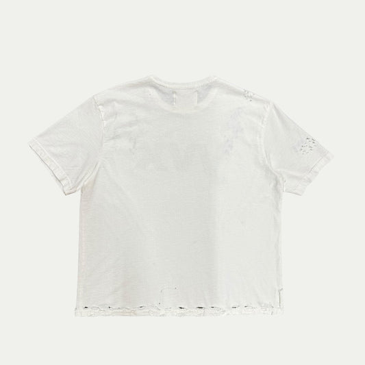 Destroyed White "Alphabet" Tee