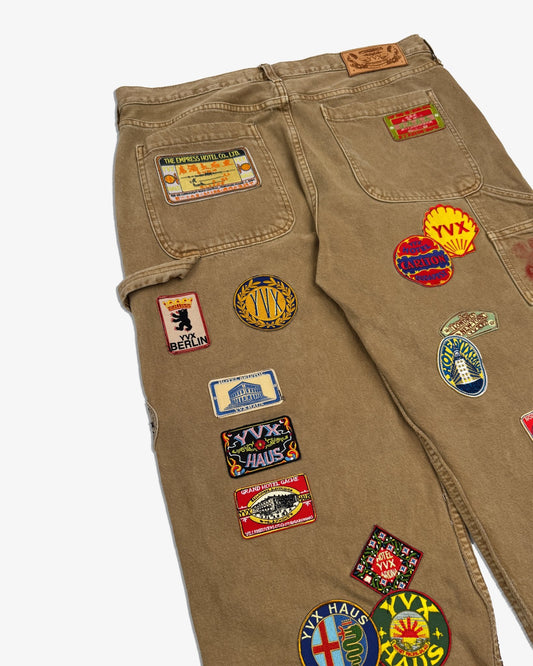 Double Knee All Over Patch Pant (Size 34 Baggy)